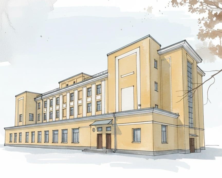 Графическое изображение здания центра